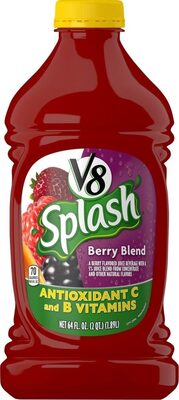 V8 Splash Berry Blend Flavored Beverage, 64 fl oz Bottle