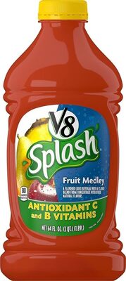 V8 Splash Fruit Medley Flavored Beverage, 64 fl oz Bottle