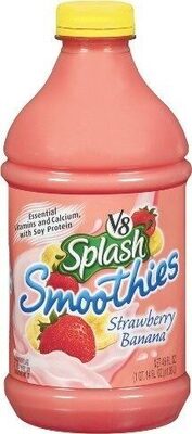 V8 Splash Smoothies Strawberry Banana, 46 oz.