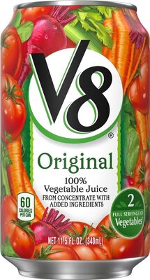 V8 Original 100% Vegetable Juice, 11.5 FL OZ Can