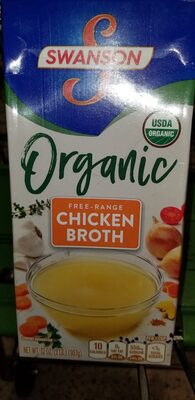 Swanson Organic Chicken Broth, 32 oz Carton