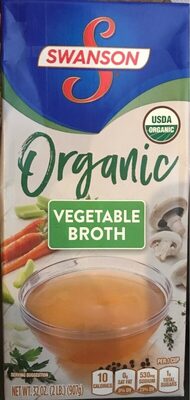 SwansonOrganic Vegetable Broth, 32 oz. Carton