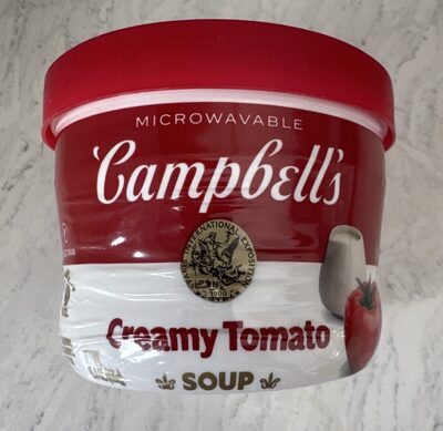 Campbell's Creamy Tomato Soup, 15.4 oz Microwavable Bowl