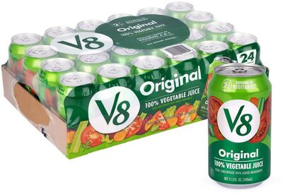V8 Original 100% Vegetable Juice, 11.5 fl oz Can (28 Pack)