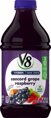 V8 Concord Grape Raspberry, 46 oz.