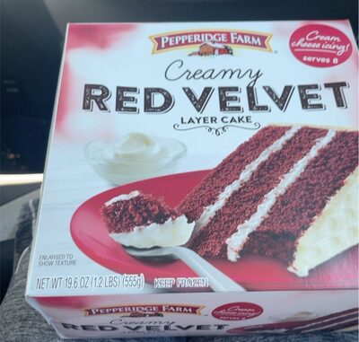 Pepperidge Farm Frozen Red Velvet Layer Cake, 19.6 oz. Box