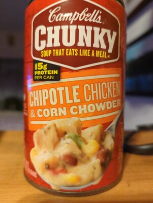 Campbell's Chunky Soup, Chipotle Chicken Corn Chowder Soup, 18.8 oz Can
