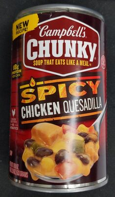Campbell's Chunky Soup, Spicy Chicken Quesadilla Soup, 18.8 oz Can