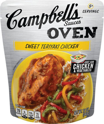 Campbell's Oven Sauces Sweet Teriyaki Chicken, 12 oz.
