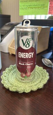 V8 Energy Black Cherry Energy Drink, 8 fl oz Can