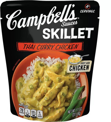 Campbell's Cooking Sauces, Spicy Thai Curry, 11 Oz Pouch