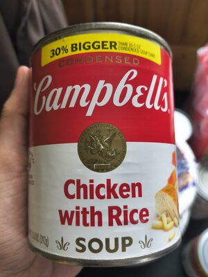 Campbell's Condensed Chicken and Rice Soup, 13.8 oz Can