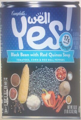 Campbell's Well Yes! Black Bean & Vegetables Soup, 16.3 Ounce Can