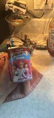 SpaghettiOs Original Disney Princess Shapes Canned Pasta, 15.8 OZ Can