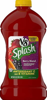 V8 Splash Berry Blend Flavored Beverage, 96 fl oz Bottle