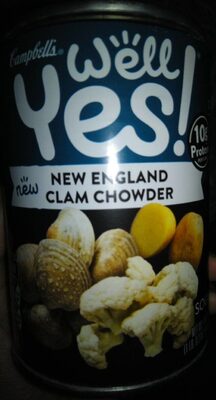 Campbell's Well Yes! New England Clam Chowder, 16.3 Oz Can