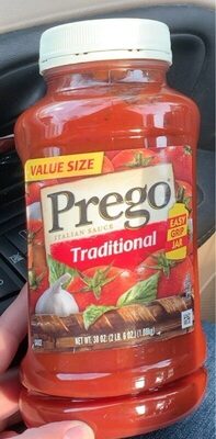 Prego Traditional Pasta Sauce, 38 oz Jar
