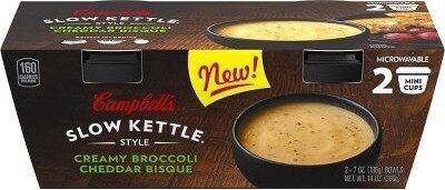 Slow Kettle Style Creamy Broccoli Cheddar Bisque Soup, Creamy Broccoli Cheddar Bisque