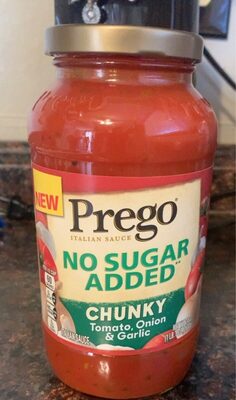 No Sugar Added Chunky Tomato, Onion & Garlic Italian Sauce, Chunky Tomato, Onion & Garlic