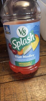 V8 Splash Fruit Medley Flavored Juice Beverage, 46 fl oz Bottle