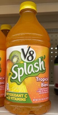 V8 Splash Tropical Blend Flavored Juice Beverage, 46 fl oz Bottle