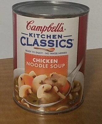 Campbell's Kitchen Classics Chicken Noodle Soup, 14.5 oz Can