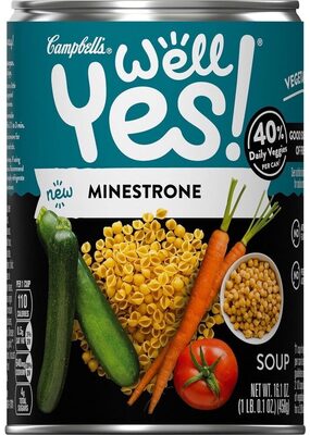 Campbell's Well Yes! Minestrone Soup, 16.1 Oz Can