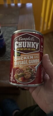 Campbell's Chunky Soup, Chicken and Sausage Gumbo, 16.1 oz Can