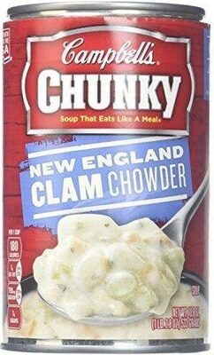 Campbell's Chunky Soup, New England Clam Chowder, 16.3 Oz Can