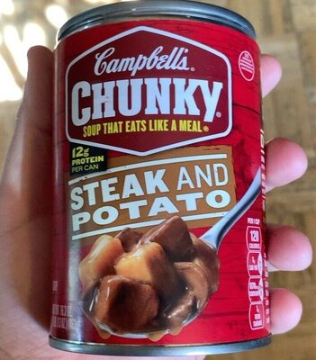 Campbell's Chunky Soup, Steak and Potato Soup, 16.3 oz Can
