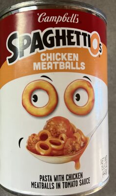 SpaghettiOs Canned Pasta with Chicken Meatballs, 15.6 oz Can