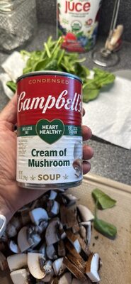 Campbell's Condensed Heart Healthy Cream of Mushroom Soup, 10.5 Ounce Can