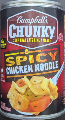 Campbell's Chunky Soup, Spicy Chicken Noodle Soup, 18.6 oz Can