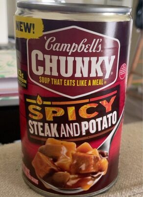 Campbell's Chunky Soup, Spicy Steak and Potato Soup, 18.8 oz Can
