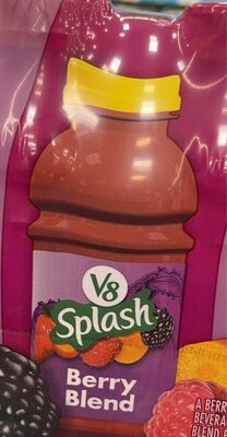 V8 Splash Berry Blend Flavored Juice Beverage, 12 fl oz Bottle (24 Pack)