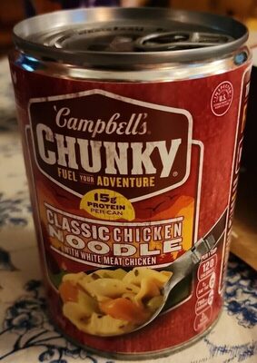 Campbell's Chunky Soup, Classic Chicken Noodle Soup, 16.10 Oz Can