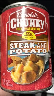 Campbell's Chunky Soup, Steak and Potato Soup, 16.30 Oz Can