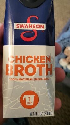 Swanson 100% Natural Chicken Broth, 8 Oz Quick Cups (Pack of 4)
