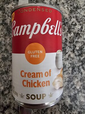 Campbell's Condensed Gluten Free Cream of Chicken Soup, 10.5 oz Can