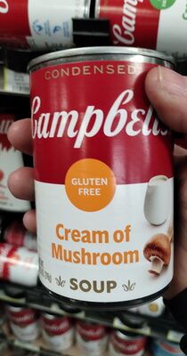 Campbell's Condensed Gluten Free Cream of Mushroom Soup, 10.5 oz Can