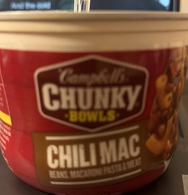 Campbell's Chunky Soup, Chili Mac Soup, 15.25 oz Microwavable Bowl