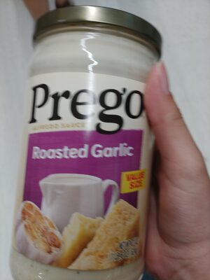 Prego Alfredo Sauce with Roasted Garlic, 22 oz Jar