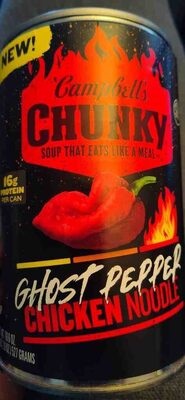 Campbell's Chunky Ghost Pepper Chicken Noodle Soup, 18.6 oz Can