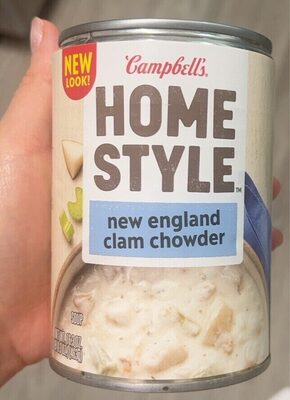 Campbell's Homestyle New England Clam Chowder Soup, 16.3 oz Can