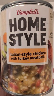 Campbell's Homestyle Italian-Style Chicken Soup With Turkey Meatballs, 16.1 OZ Can