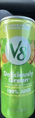 V8 Deliciously Green 100% Fruit and Vegetable Juice, 8 fl oz Can