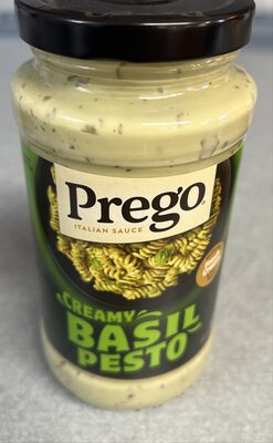 Prego Creamy Basil Pesto Pasta Sauce, 14.5 oz Jar