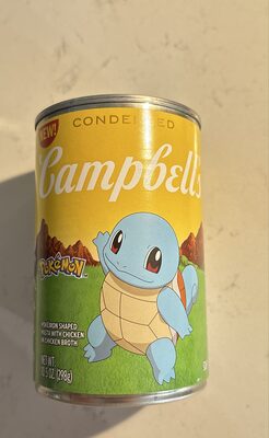 Campbell's Condensed Kids Soup, Pokemon Shaped Pasta With Chicken in Chicken Broth, 10.5 oz Can