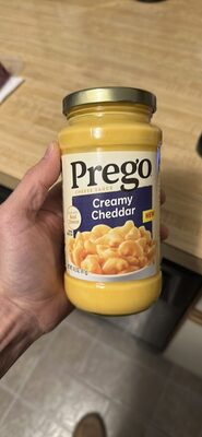 Prego Creamy Cheddar Cheese Sauce, 14.5 oz Jar