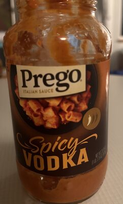 Prego Spicy Vodka Pasta Sauce, 23.75 oz Jar